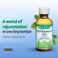 De la Cruz Peppermint Essential Oil 100% Peppermint Oil for Aromatherapy Steam - Thumbnail 1