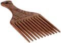 Afropick Wood Hair Pick for Long Thick Curly Afro Hair - Thumbnail 3