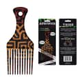 Afropick Anti Static Plastic Black Hair Pick for Natural Curly Long Thick Hair - Thumbnail 1