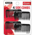 Annie Side Hair Comb Small Black #3203 - Thumbnail 1