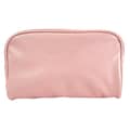 (4-pack) Beauty Creations Big Cosmetic Bag Double Zipper Pink - Thumbnail 1