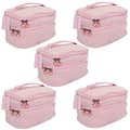(5-pack) Beauty Creations Pink Bag With Handle - Thumbnail 1