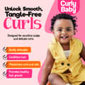 Curlybaby Curly Shampoo Tear Free Dermatologist Tested Hypoallergenic Free Baby - Thumbnail 2