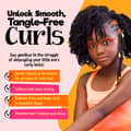 Curlykids Curl Poppin Creme Lightweight Curl Defining Cream for Curly Kinky - Thumbnail 2
