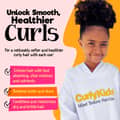 Curlykids Hair Detangler Conditioner for Kids Kinky Wavy Curly Hair Sulfate - Thumbnail 2