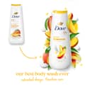 Dove Body Wash Glow Mango Almond Butter for 24hr Lotion Soft Skin Moisturizing - Thumbnail 3