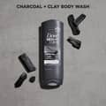 Dove Men + Care Body and Face Wash Purifying Charcoal + Clay Body Wash With 24 - Thumbnail 3