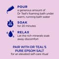 Dr Teal's Foaming Bath With Pure Epsom Salt Black Elderberry With Vitamin D 34 - Thumbnail 3