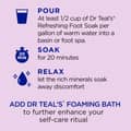 Dr Teal's Foaming Bath With Pure Epsom Salt Soothe Sleep With Lavender 34 Fl Oz - Thumbnail 2