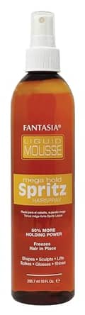 Fantasia Liquid Mousse Spritz Hair Mega Hold 10.0 Fl Oz - Thumbnail 2