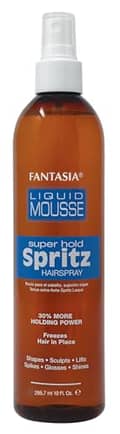 Fantasia Liquid Mousse Spritz Hair Super Hold 10 Fl Oz - Thumbnail 2