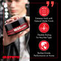 Gummy Professional Hair Wax With Keratin Matte Finish High Hold Men’s Wax - Thumbnail 3