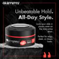Gummy Professional Hair Wax Ultra Hold Styling Pomade for Dry Damp Hair Water - Thumbnail 2