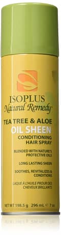 Isoplus Natural Remedy Tea Tree Aloe Oil Sheen Conditioning Hair 7 oz - Thumbnail 1
