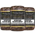 It's Pure Natural African Black Soap Bars With Activated Charcoal Organic Raw - Thumbnail 1