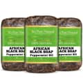 It's Pure Natural African Black Soap Bars With Peppermint Oil Organic Raw Soap - Thumbnail 1