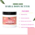 J'organic Solutions Chebe Cado Hair Body Butter - Thumbnail 3