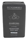 Sunaroma Soap Bar Charcoal Dead Sea Mineral Mud 8 oz - Thumbnail 1