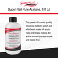 Supernail Pure Acetone Nail Polish Remover Professional Strength for Acrylic - Thumbnail 3