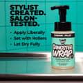 The Doux Gangster Wrap Foaming Wrap Lotion for Curly Hair Heatless Curls Anti (Set) - Thumbnail 3