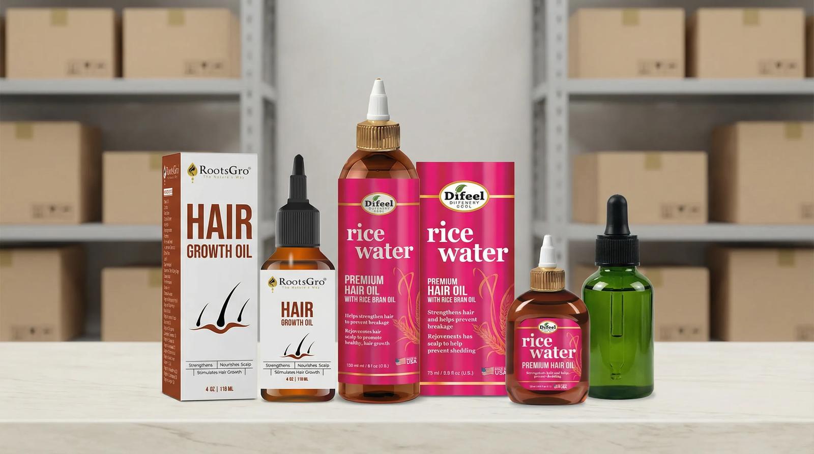 Wholesale oils for hair | B2B catalog for resale planning