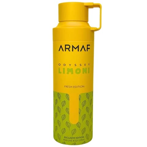 Armaf Odyssey Limoni For Men Body Spray 6.8 oz