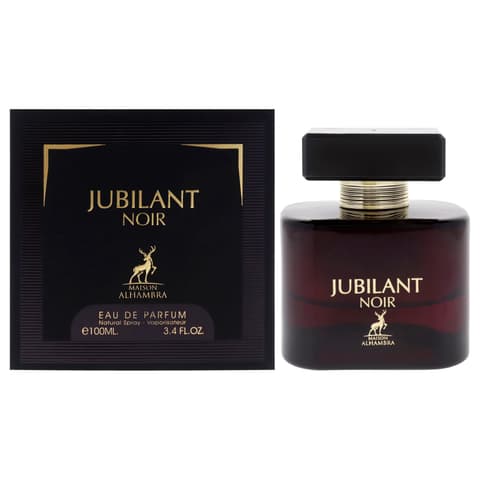 Jubilant Noir By Maison Alhambra For Women EDP 3.4 oz