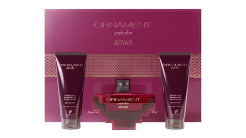 Afnan Ornament Purple Allure 3.4 L + 3.4 Sg+ 3.4 Bl United Arab Emir. Set
