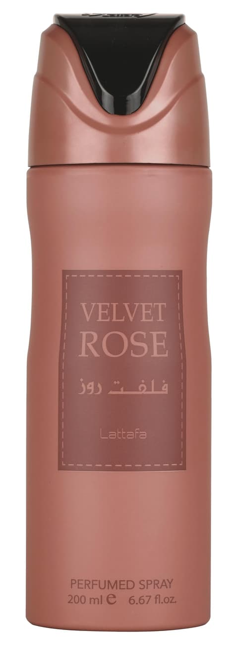 [Deodorant] Lattafa Velvet Rose Mujer Perfumed Deodorant Unisex 6.7 oz
