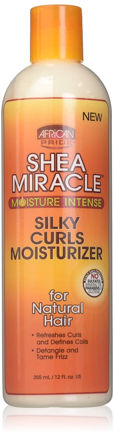African Pride Shea Miracle Silky Curls Hair Moisturizer Contains Shea African