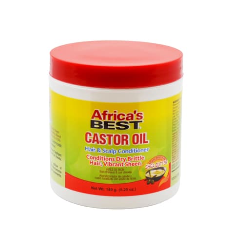 Africa's Best Castor Oil Hair Scalp Conditioner Lightweight Formula Conditions