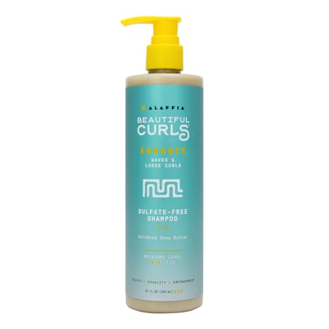 Alaffia Beautiful Curls Curl Enhancing Cream Shampoo Kinky Curly Hair Products
