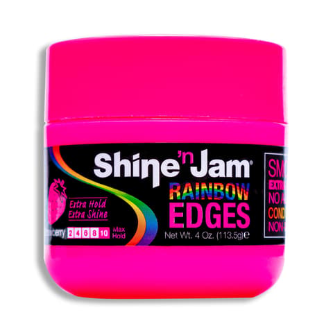 Ampro Shine N Jam Rainbow Edges Strong Hold Curly Hair Gel Styling Gel