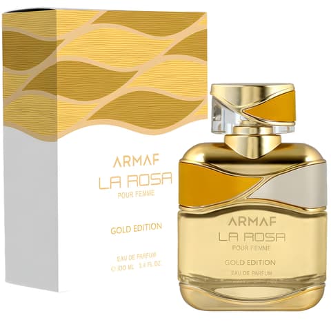 Armaf La Rosa Gold Edition For Women EDP Spray 3.4 oz