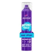 Aussie Instant Freeze Sculpting Mousse for Hair Styling Maximum Hold 2 Pack 6 oz