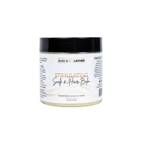 Bask Lather Stimulating Scalp and Hair Balm for Hair Growth Mango Shea Butter
