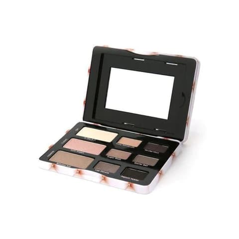 (12-pack) Beauty Creations 9 Colors Eyeshadow Tin Palette Case (Totally Nude)