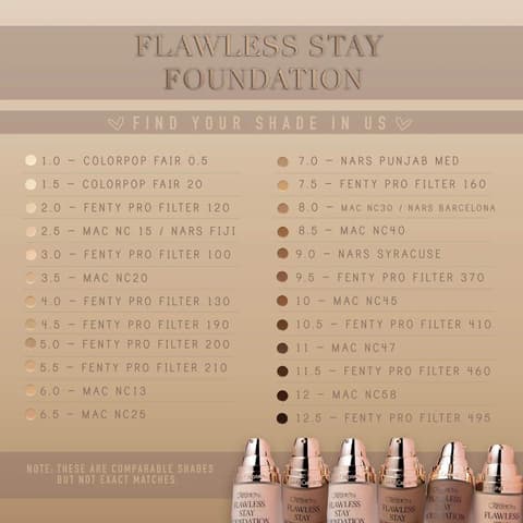 (12-pack) Flawless Stay Liquid Foundation