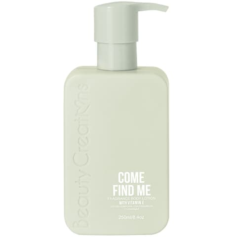 (12-pack) Beauty Creations Fragance Body Lotion Come Find Me