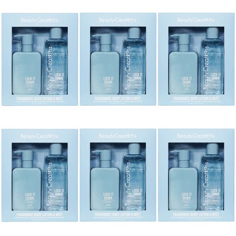 (12-pack) Beauty Creations Fragance Body Lotion & Mist Lock It Down (Set)