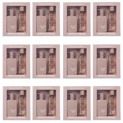 (12-pack) Beauty Creations Fragance Body Lotion & Mist My Little Secret (Set)