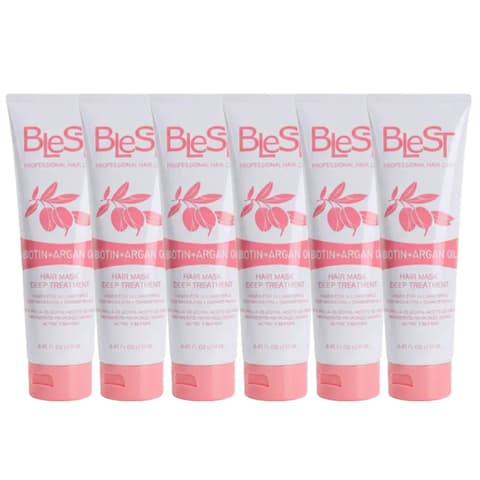 (6-pack) Blest Biotin + Argan Oil Hair Mask