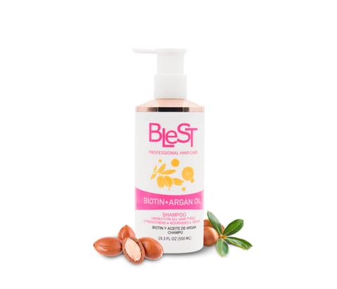 (5-pack) Blest Biotin + Argan Oil Shampoo