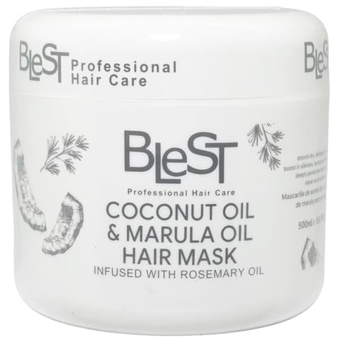 (6-pack) Blest Coconut Oil & Marula Oil Hair Mask
