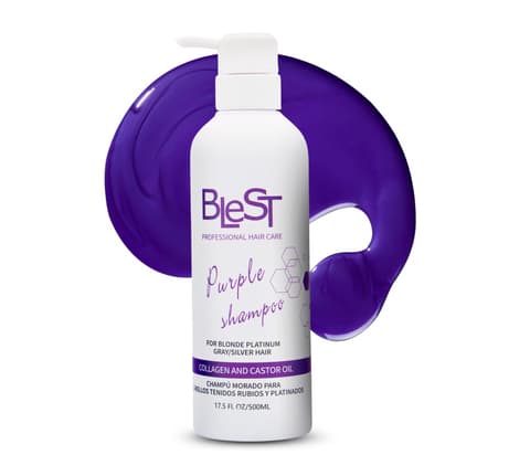 (6-pack) Blest Purple Conditioner With Collagen And Castor Oil