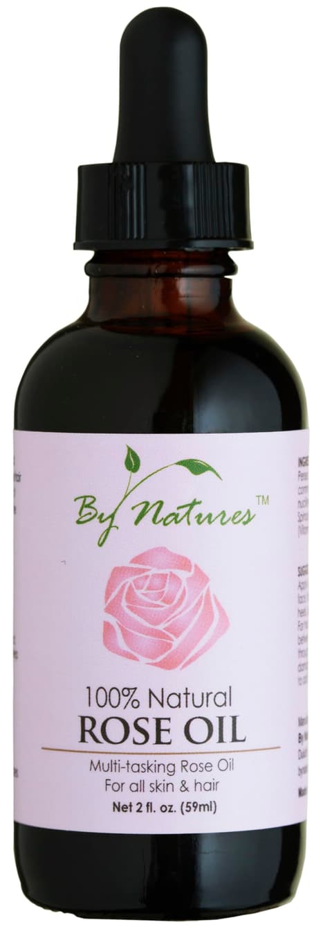 By Natures 100% Natural Rose Oil 2.0 Fl Oz