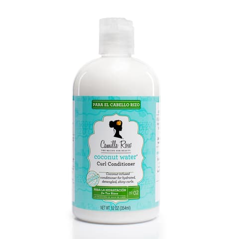 Camille Rose Coconut Water Curl Conditioner Hydrating Conditioner for Curly