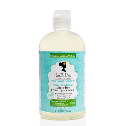 Camille Rose Shampoo Coconut Water Curl Cleanse Lightweight Moisturizing
