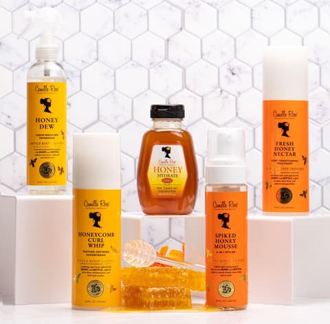 Camille Rose Honeycomb Curl Whip Texture Defining Hair Styling Cream With Honey