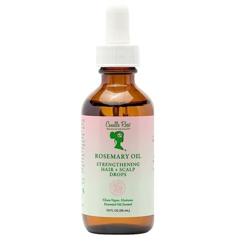 Camille Rose Rosemary Oil Strengthening Hair + Scalp Drops Castor Peppermint